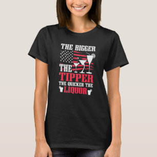 T-shirt Le plus grand Tipper Liquor Bar Bar Amusant Alcool