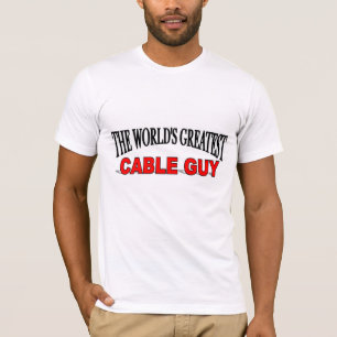 T-shirt Le plus grand type du câble du monde