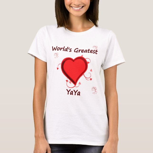 T-shirt Le plus grand yaya du monde (Devant)