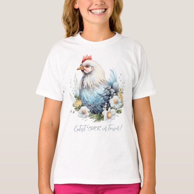 T-shirt Le plus gros "CHICK" de la ville (Devant)