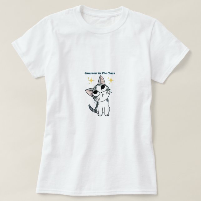 T-Shirt Le Plus Intelligent de la Classe | Chemise (Design devant)