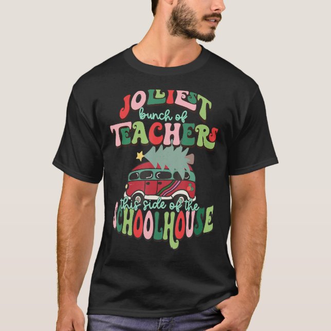 T-shirt Le Plus Jolis Groupe D'Enseignants De Ce Côté De L (Devant)