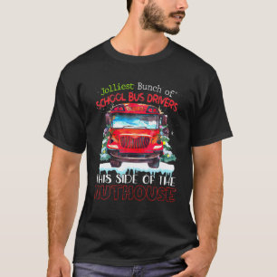 T-shirt Le Plus Joly Des Conducteurs De Bus Scolaires De C