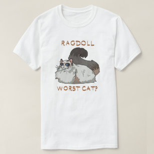 T-shirt Le plus mauvais chat de Ragdoll- ?