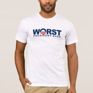 T-shirt Le plus mauvais Président Ever