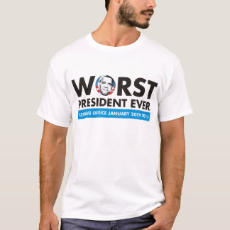 T-shirt le plus mauvais président jamais