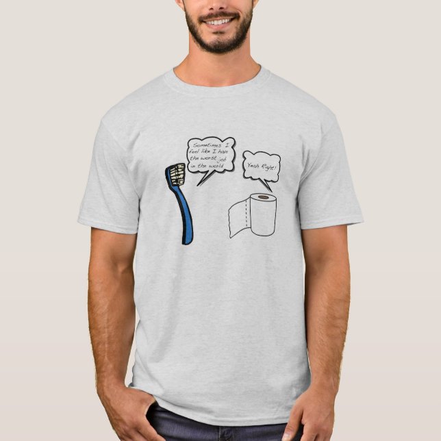 T-shirt Le plus mauvais travail (Devant)