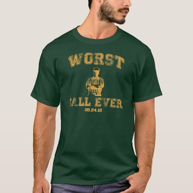 T-shirt Le plus mauvais vert d'appel jamais - (Devant)