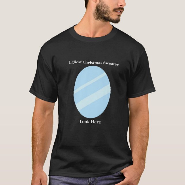 T-shirt Le plus répugnant pull de Noël avec miroir - Humor (Devant)