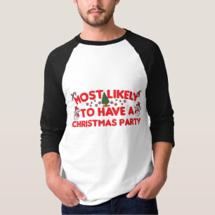 T-shirt le plus susceptible d'avoir une fête de Noël