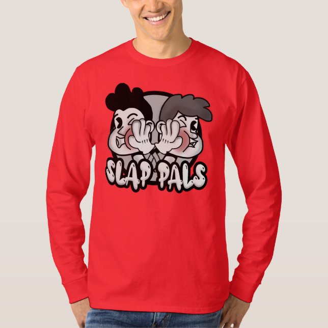 T-shirt Le podcast Slap Pals, Long-Sleeve Shirt (Devant)