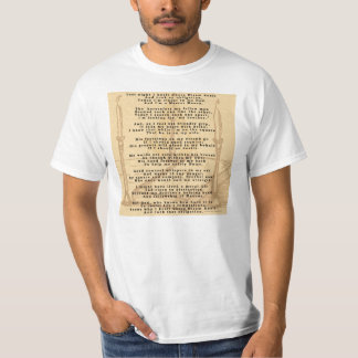 T-shirt Le poème de Hiram