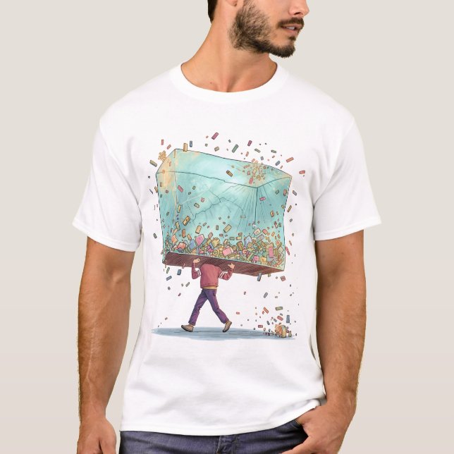 T-shirt Le poids des choses inexprimées (Devant)