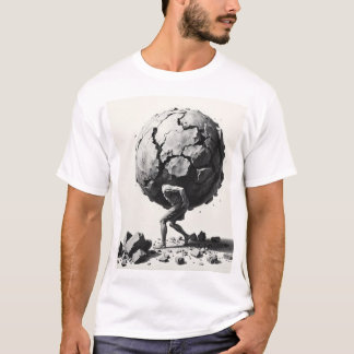 T-shirt Le poids du monde - Une description du charbon de 