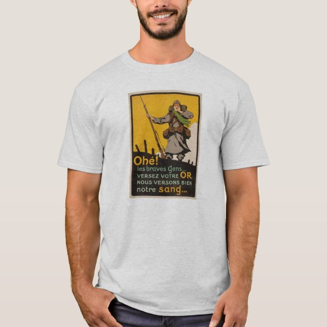 T-shirt Le "Poilu" de WWI - reconstituant (Devant)