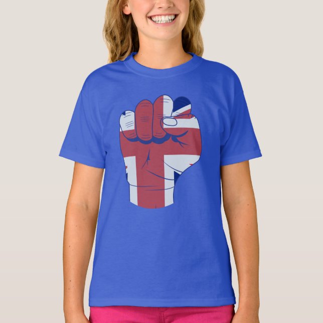 T-shirt Le Poing des Britanniques (Devant)
