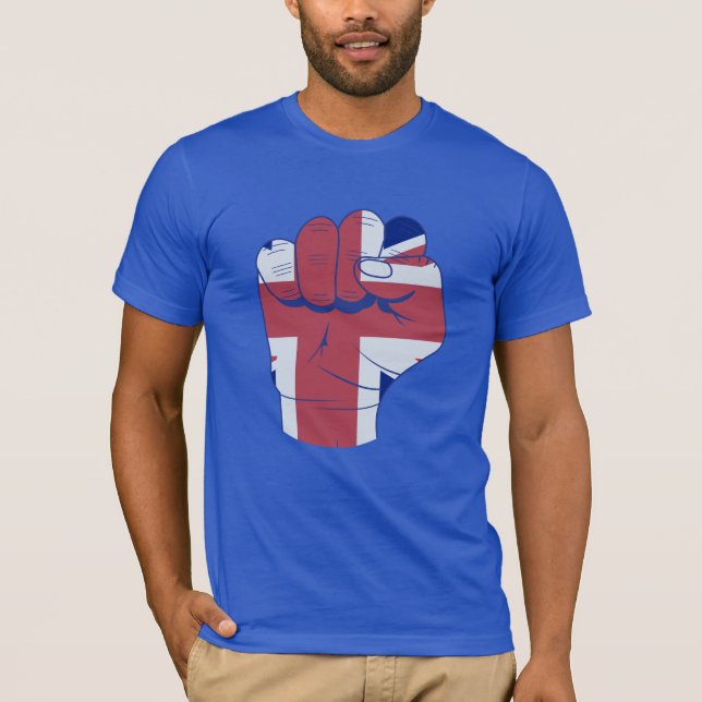 T-shirt Le Poing des Britanniques (Devant)