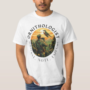 T-shirt Le point de vue de l'ornithologue