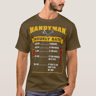 T-shirt Le poison de Handyman Hourly Rate