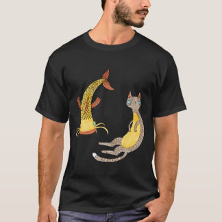 T-shirt Le Poisson-chat et le Chat