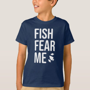 T-shirt Le poisson-chemise de pêche amusant des enfants me
