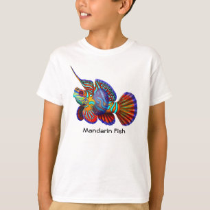 T-shirt Le poisson de Goby Dragonet de mandarine badine le