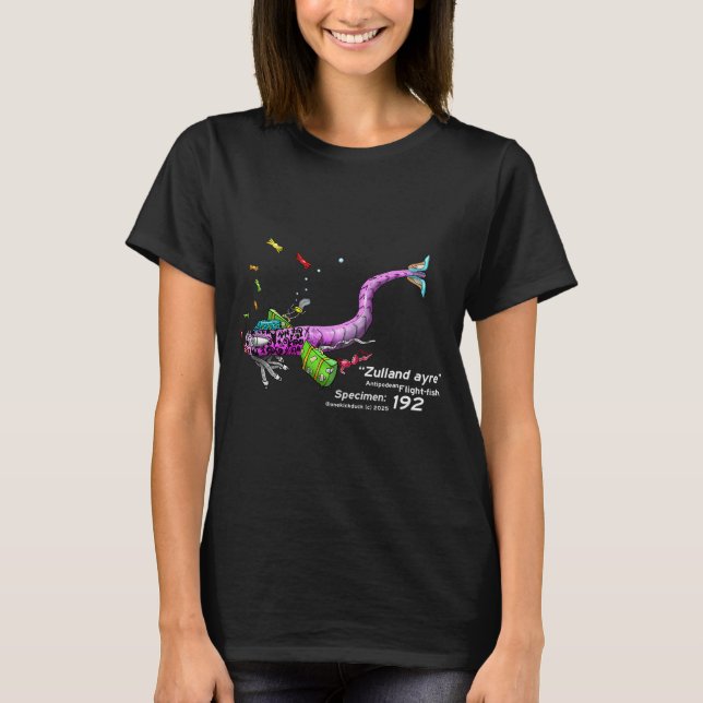 T-shirt Le poisson de l'aviation Air NZ (Devant)