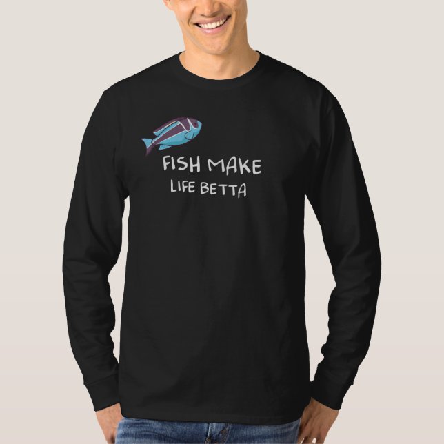T-shirt Le poisson fait la vie Betta (Devant)