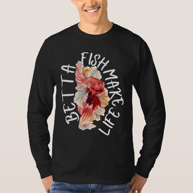 T-shirt Le poisson fait la vie Betta 184 (Devant)
