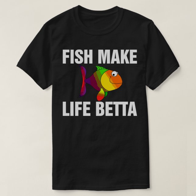 T-shirt Le poisson fait la vie Betta 3 (Design devant)