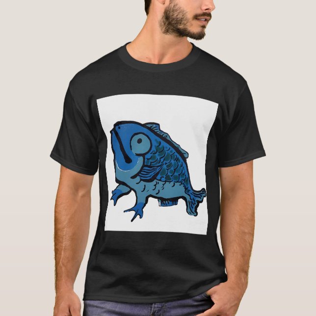 T-shirt Le Poisson Grenouille Laid (Devant)