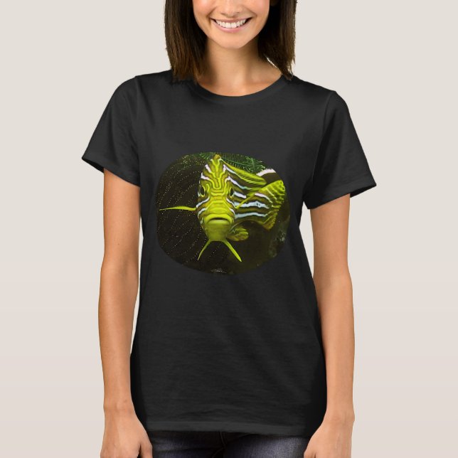 T-shirt Le poisson jaune vous regarde (Devant)