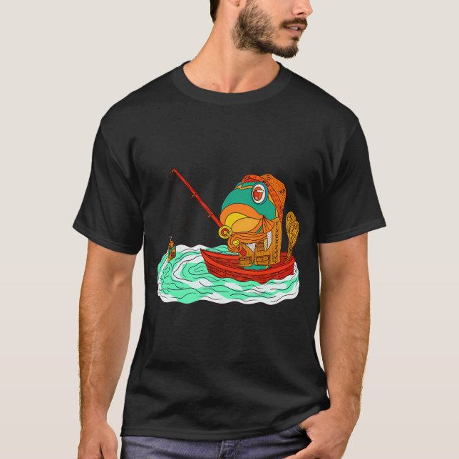 T-shirt Le Poisson Qui Devint Pêcheur (Devant)