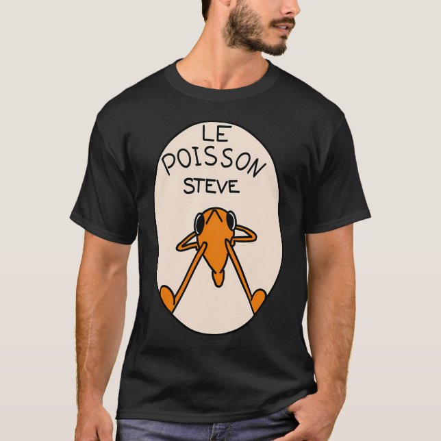 T-shirt Le Poisson Steve (Devant)