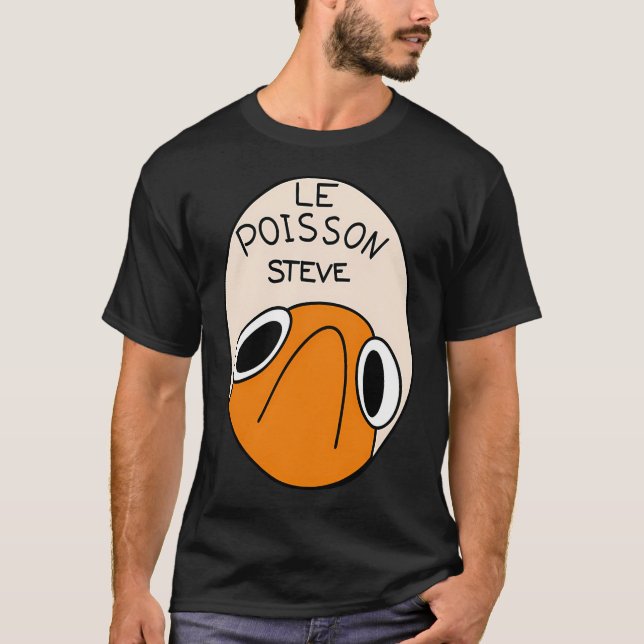 T-shirt Le Poisson Steve (Devant)