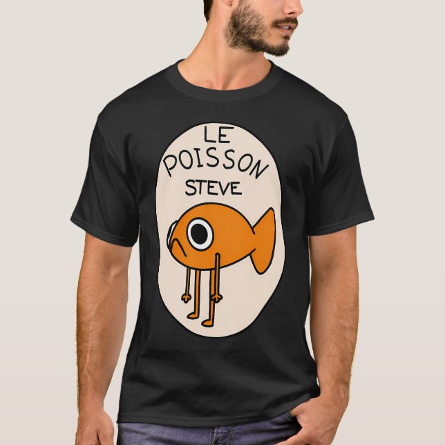 T-shirt Le Poisson Steve (Devant)