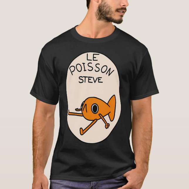 T-shirt Le Poisson Steve (Devant)