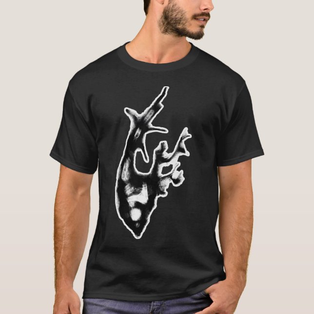 T-shirt le poisson va en profondeur (Devant)