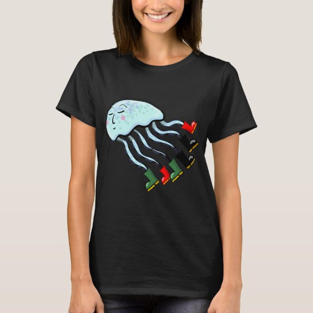 T-shirt Le poisson Welly à taches mineures (Devant)
