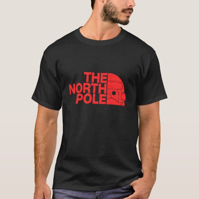 T-shirt Le Pôle Nord Noël drôle de Noël (Devant)