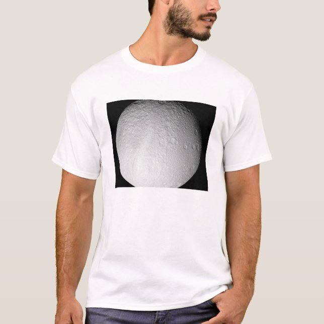 T-shirt Le pôle Sud de la lune de Saturne Tethys (Devant)