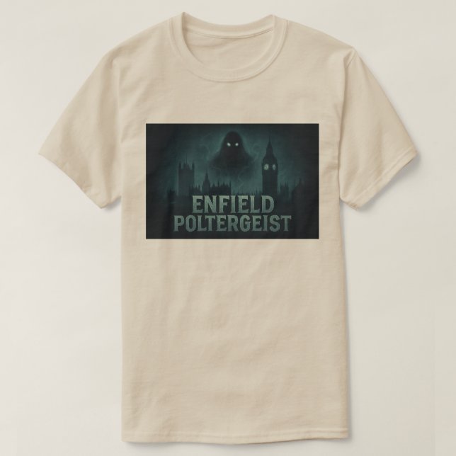 T-shirt Le Poltériste Enfield Hantait Le Paranormal - Homm (Design devant)