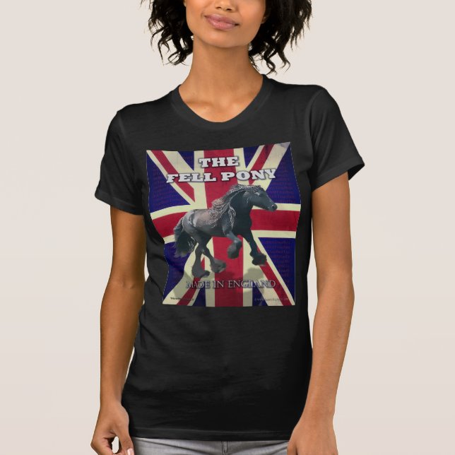 T-shirt "Le poney d'automne -- Britannique vrai -- (Devant)