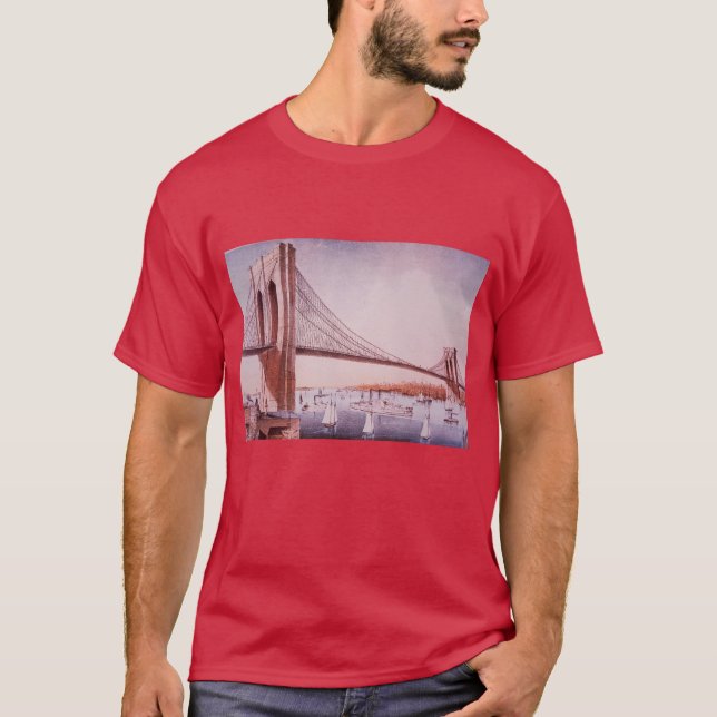 T-shirt Le pont de Brooklyn (Devant)