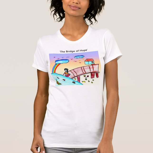 T-shirt Le pont de l'espoir (charité de HIV/SIDA) (Devant)