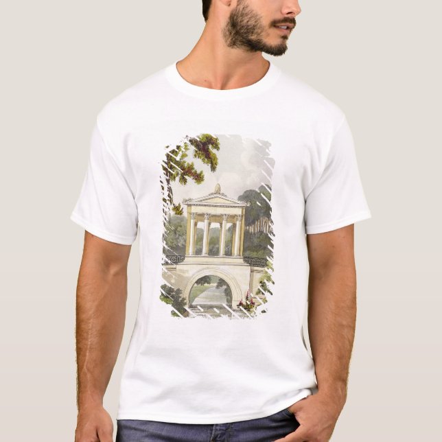 T-shirt Le pont en temple, dépôt d'Ackermann du 'de (Devant)