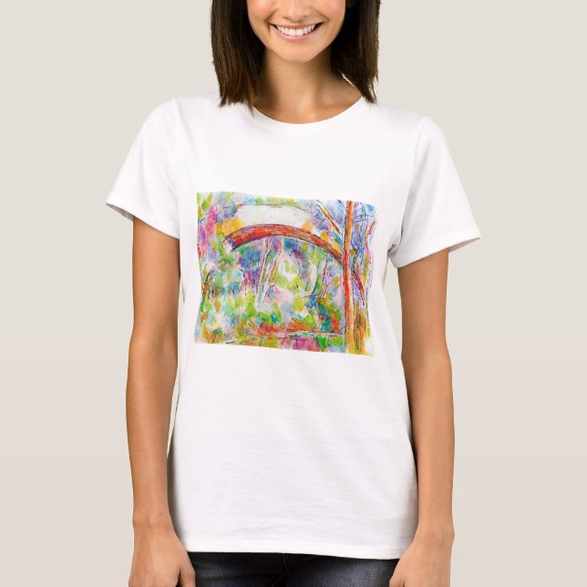 T-shirt Le pont, Paul Cezanne (Devant)