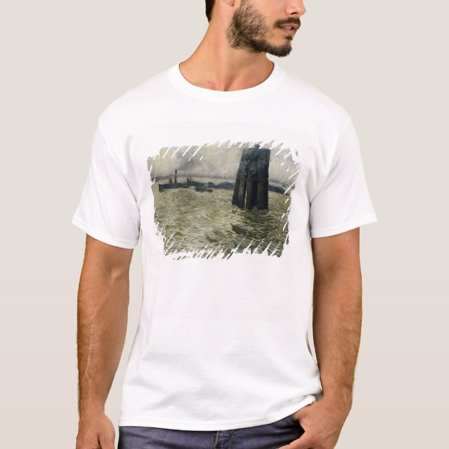 T-shirt Le port de Hambourg, 1894 (Devant)