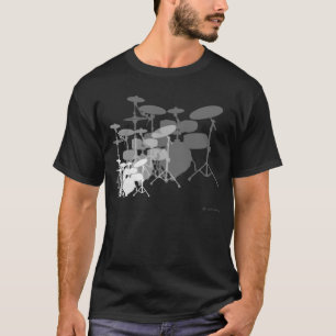 T-shirt Le portant fort avec l'habillement de MusicMinds