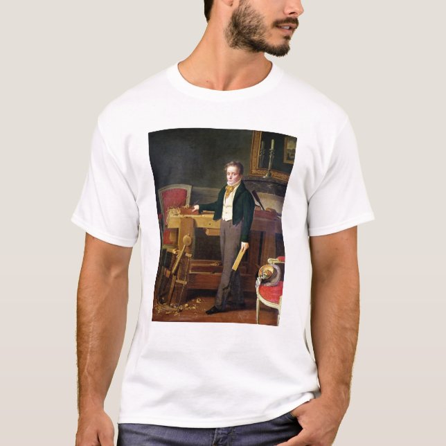 T-shirt Le portrait a présumé d'être Alfred de La Chaussee (Devant)